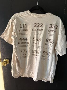 wild fable Cream Graphic Tee with Subtle Print